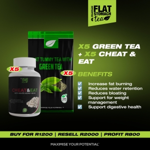 X5 Green Tea + X5 Cheat & Eat